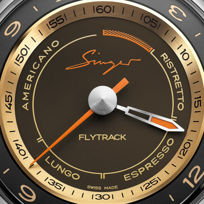 Singer Reimagined New Watches - FLYTRACK BARISTA SR106 | Manfredi Jewels