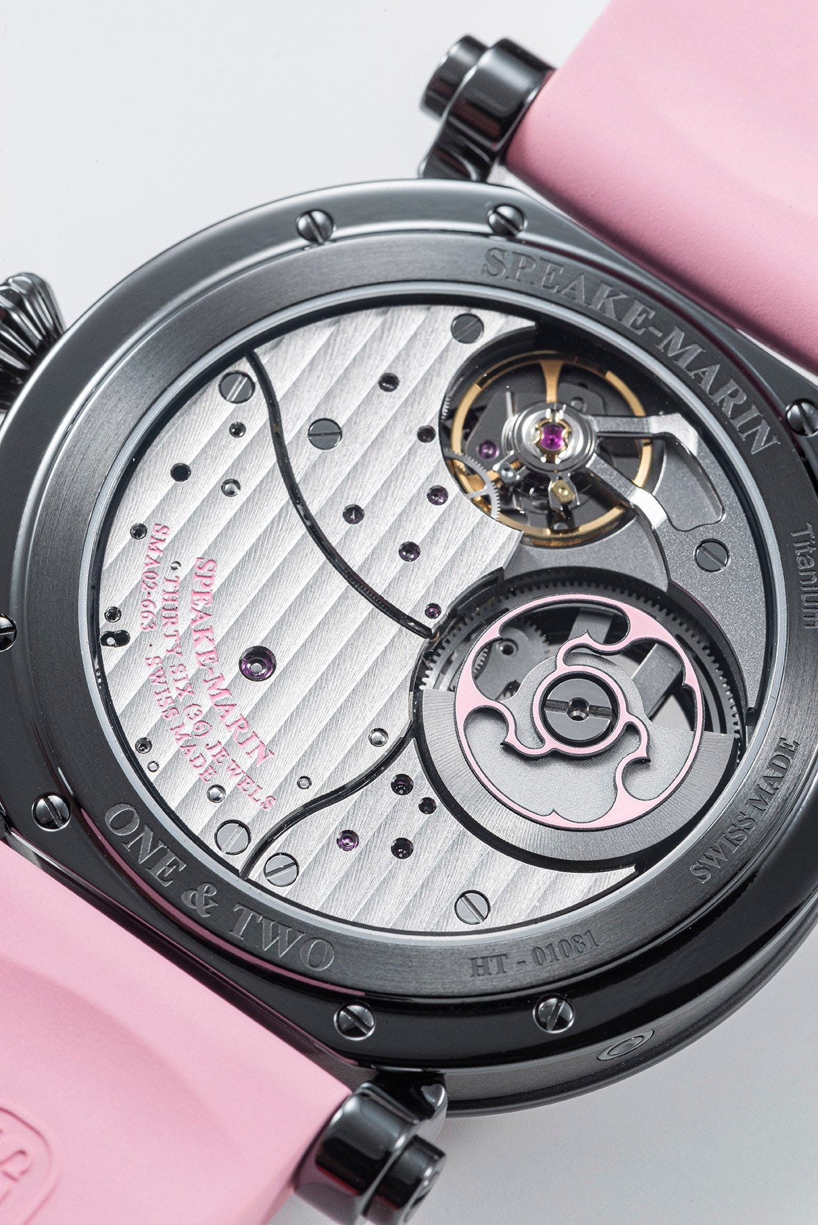 Speake Marin New Watches - OPENWORKED - DUAL TIME PINK | Manfredi Jewels
