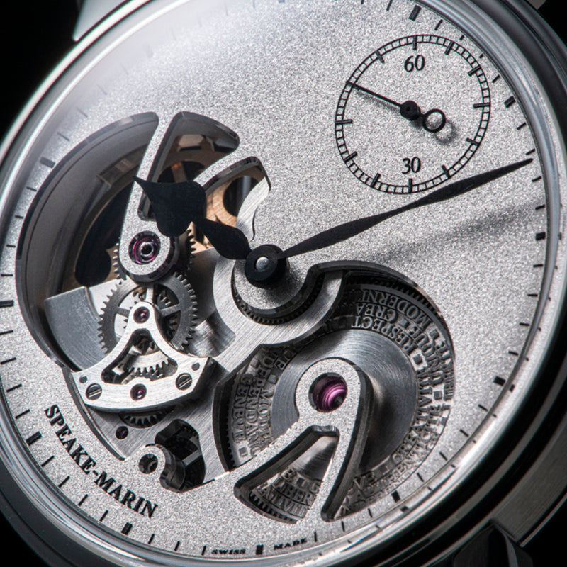 Speake Marin Watches - OPENWORKED SANDBLASTED TITANIUM | Manfredi Jewels