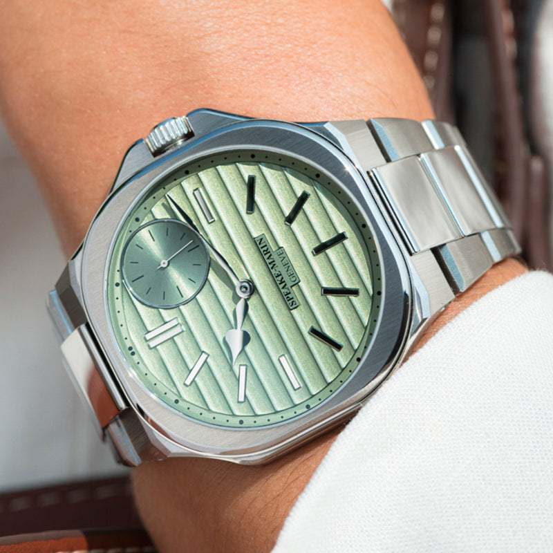 Speake Marin New Watches - RIPPLES METALLIC GREEN | Manfredi Jewels