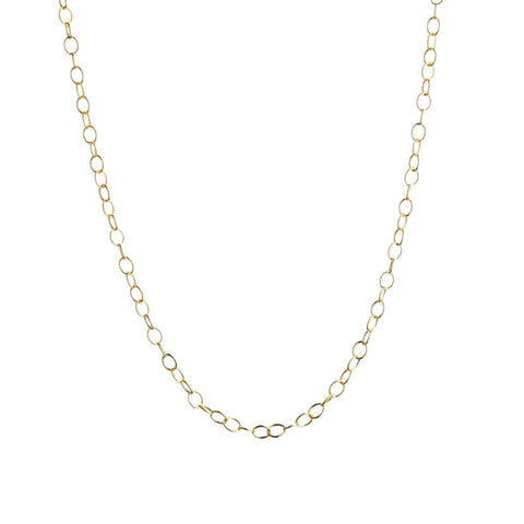 Chain 18K Yellow Gold Large Link Necklace