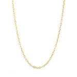 Syna Jewelry - 18k Yellow Gold Small Link Chain Necklace | Manfredi Jewels