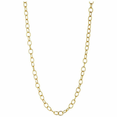 Syna Jewelry - 30 Inch Thick Link 18Kt Yellow Gold Chain | Manfredi Jewels