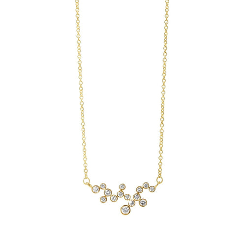 Syna Jewelry - Cosmic 18K Yellow Gold Diamond Constellation Necklace | Manfredi Jewels
