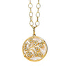 Syna Jewelry - Jardin 18K Yellow Gold Mother of Pearl Pendant | Manfredi Jewels