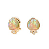 Syna Jewelry - Mogul 18K Yellow Gold Flower Bud Diamond Earrings | Manfredi Jewels