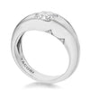 Tacori Engagement - Allure 18K White Gold Domed Round Diamond Ring | Manfredi Jewels