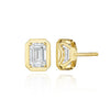 Tacori Jewelry - Allure 18K Yellow Gold Emerald Diamond Stud Earring | Manfredi Jewels