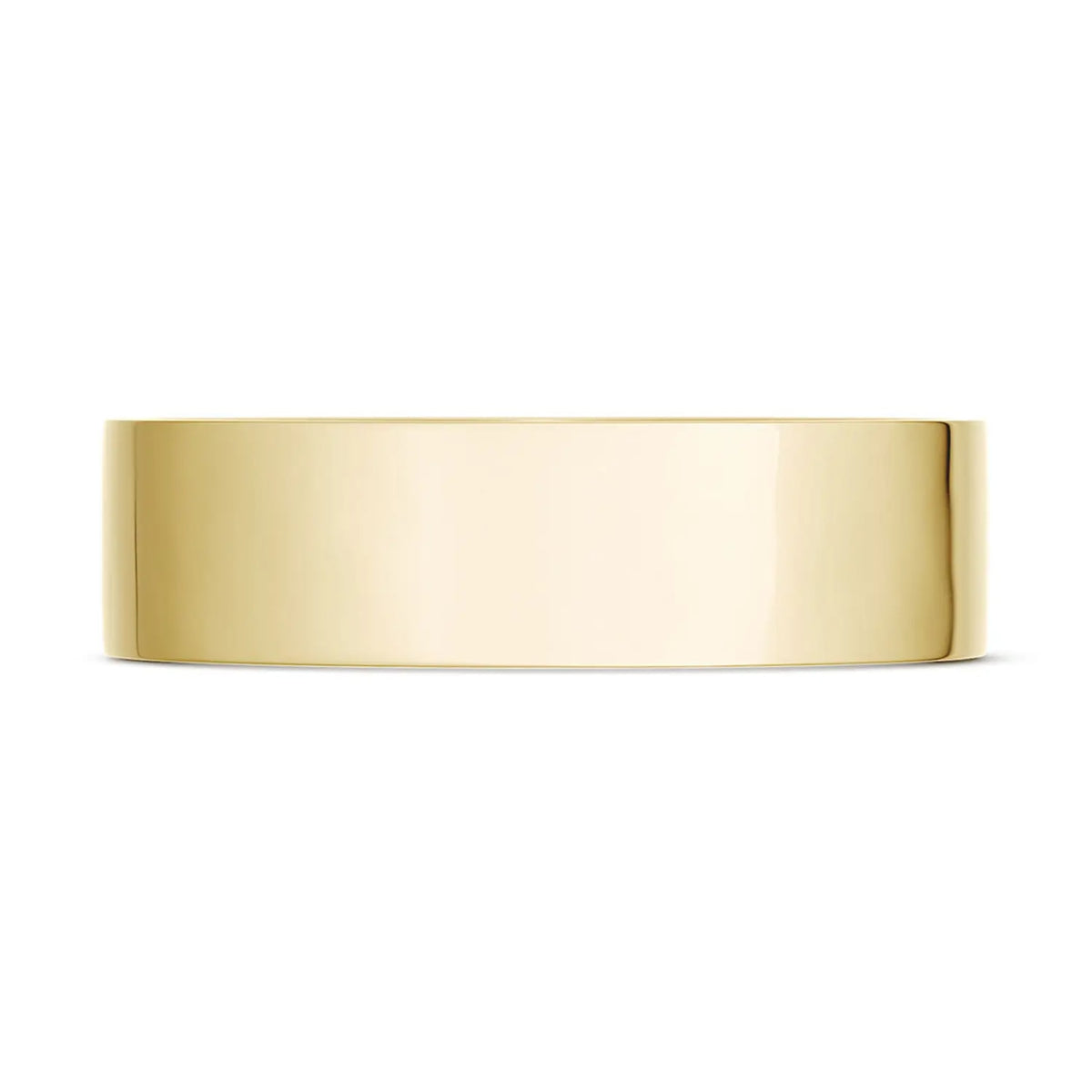 Tacori Jewelry - Classic 18K Yellow Gold Flat High Polish Finish Wedding Band Ring | Manfredi Jewels