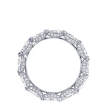 Tacori Eternity Bands - Classic Crescent RoyalT Platinum Marquise Cut Diamond Band Ring | Manfredi Jewels