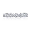 Tacori Eternity Bands - Classic Crescent RoyalT Platinum Round Multi - Size Diamond Band Ring | Manfredi Jewels