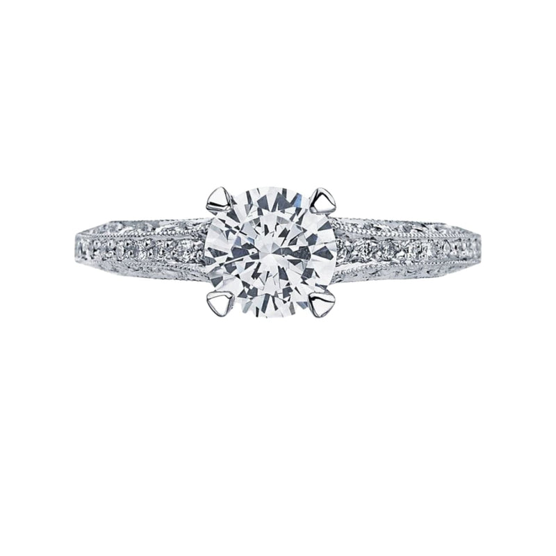 Tacori Engagement - Classic Platinum Crescent Ring | Manfredi Jewels