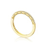 Tacori Eternity Bands - Coastal Crescent 14K Yellow Gold French Pavé Diamond Wedding Band Ring | Manfredi Jewels