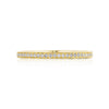 Tacori Eternity Bands - Coastal Crescent 14K Yellow Gold French Pavé Diamond Wedding Band Ring | Manfredi Jewels