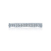 Tacori Jewelry - Dantela Platinum Pavé Diamond Wedding Band Ring | Manfredi Jewels