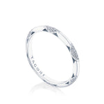 Tacori Wedding Rings - Founder’s Collection 18K White Gold 360° Foundation Band Ring | Manfredi Jewels