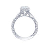 Tacori Engagement - Oval Solitaire 18K White Gold Ring | Manfredi Jewels