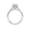 Tacori Engagement - Petite Crescent 18K White Gold Ring | Manfredi Jewels