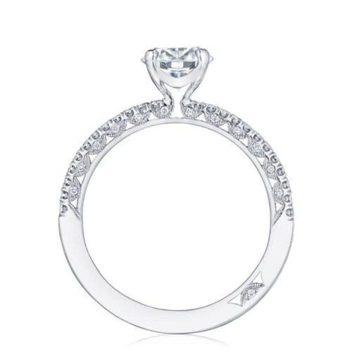 Tacori Engagement - Petite Crescent 18K White Gold Ring | Manfredi Jewels