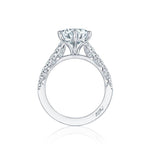 Tacori Engagement - Petite Crescent 18K White Gold Ring | Manfredi Jewels