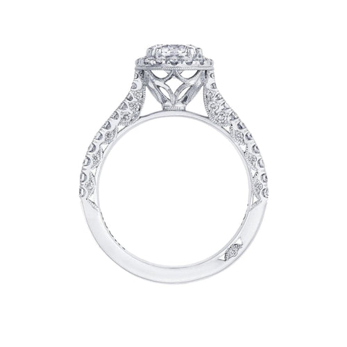 Tacori Engagement - Petite Crescent 18K White Gold Ring | Manfredi Jewels