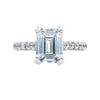 Tacori Engagement - Petite Crescent 18K White Gold Ring | Manfredi Jewels