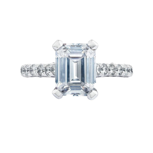 Tacori Engagement - Petite Crescent 18K White Gold Ring | Manfredi Jewels