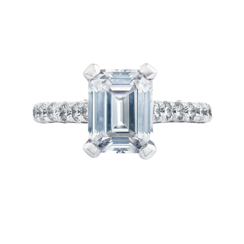 Petite Crescent 18K White Gold Ring