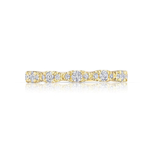 Tacori Engagement - Petite Crescent Eternity 18K Yellow Gold Band | Manfredi Jewels