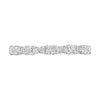 Tacori Eternity Bands - Petite Crescent RoyalT 18K White Gold Marquise Shape Design Detail Wedding Band Ring | Manfredi Jewels