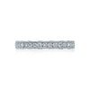 Tacori Eternity Bands - Reverse Crescent Platinum Channel Set Wedding Band Ring | Manfredi Jewels