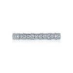 Tacori Eternity Bands - Reverse Crescent Platinum Channel Set Wedding Band Ring | Manfredi Jewels