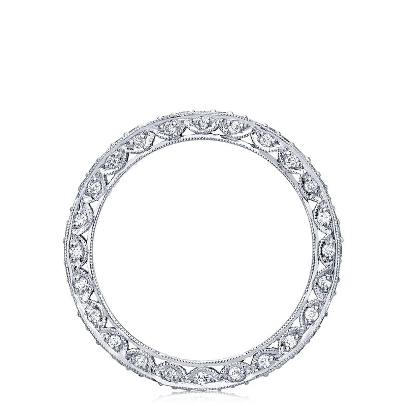 Tacori Eternity Bands - RoyalT Platinum Marquise Design Wedding Band Ring | Manfredi Jewels