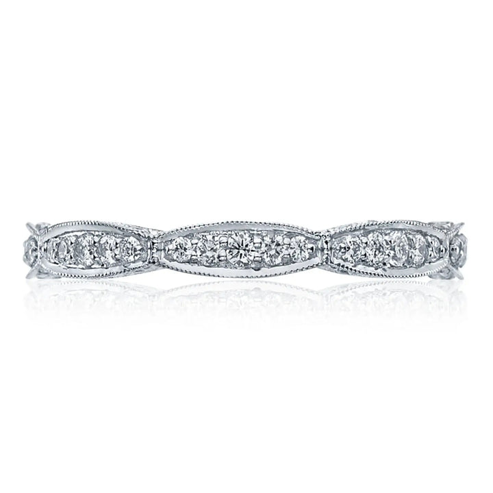 Tacori Eternity Bands - RoyalT Platinum Marquise Design Wedding Band Ring | Manfredi Jewels