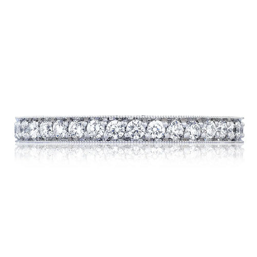 Tacori Engagement - RoyalT Platinum Pavé Diamond Wedding Band Ring | Manfredi Jewels