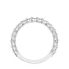 Tacori Eternity Bands - Sculpted Crescent 18K White Gold Two - Prong Diamond Band Ring | Manfredi Jewels