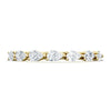 Tacori Eternity Bands - Sculpted Crescent 18K Yellow Gold Pear Foundation Wedding Band Ring | Manfredi Jewels