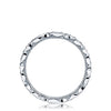 Tacori Eternity Bands - Sculpted Crescent Platinum Marquise Design Wedding Band Ring | Manfredi Jewels
