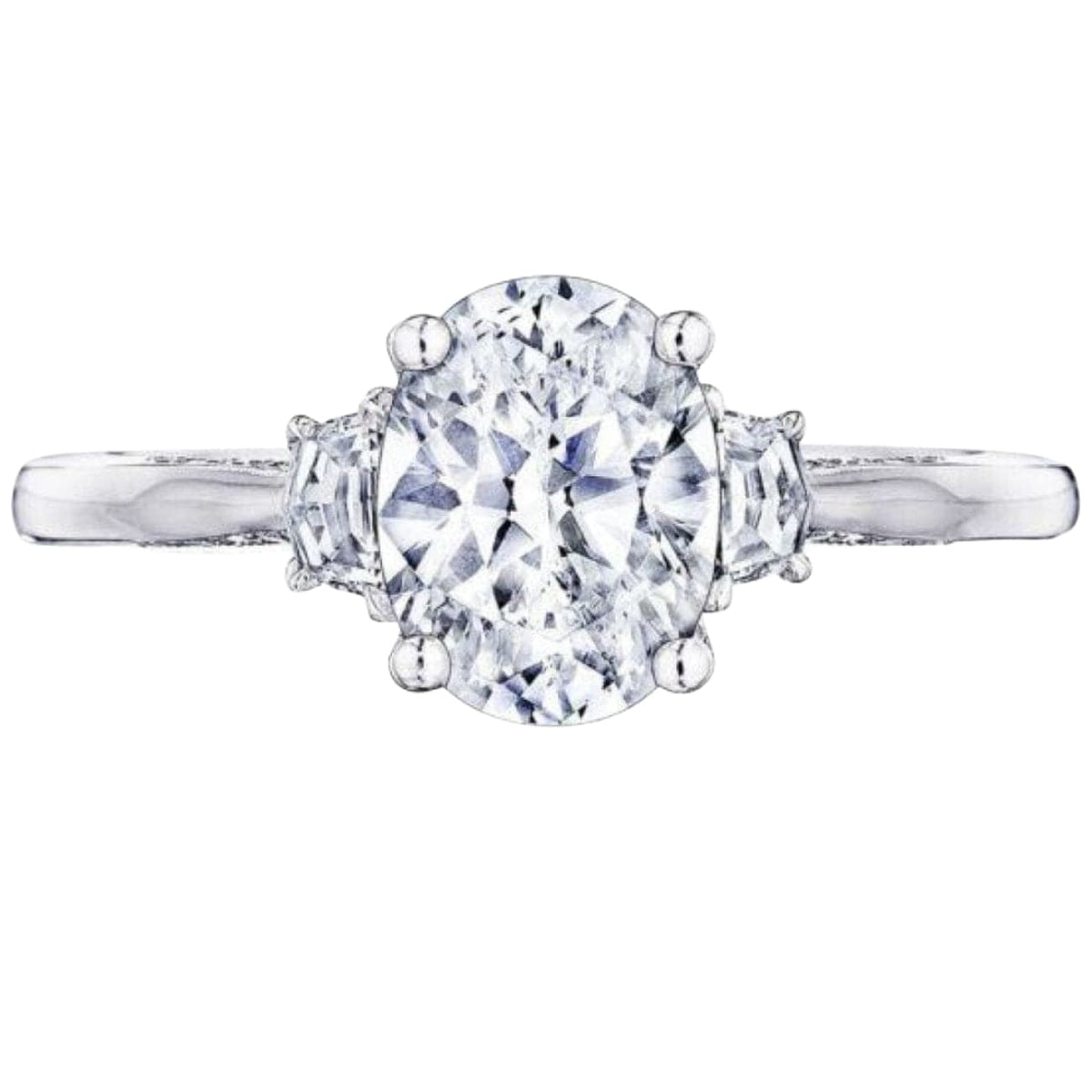 Tacori Engagement - Simply Tacori 18K White Gold Ring | Manfredi Jewels