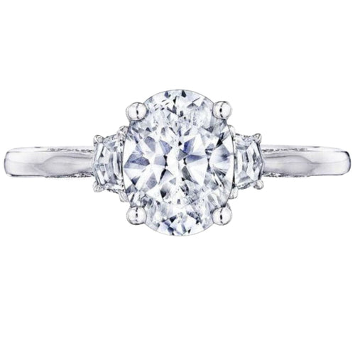 Tacori Engagement - Simply 18K White Gold Ring | Manfredi Jewels