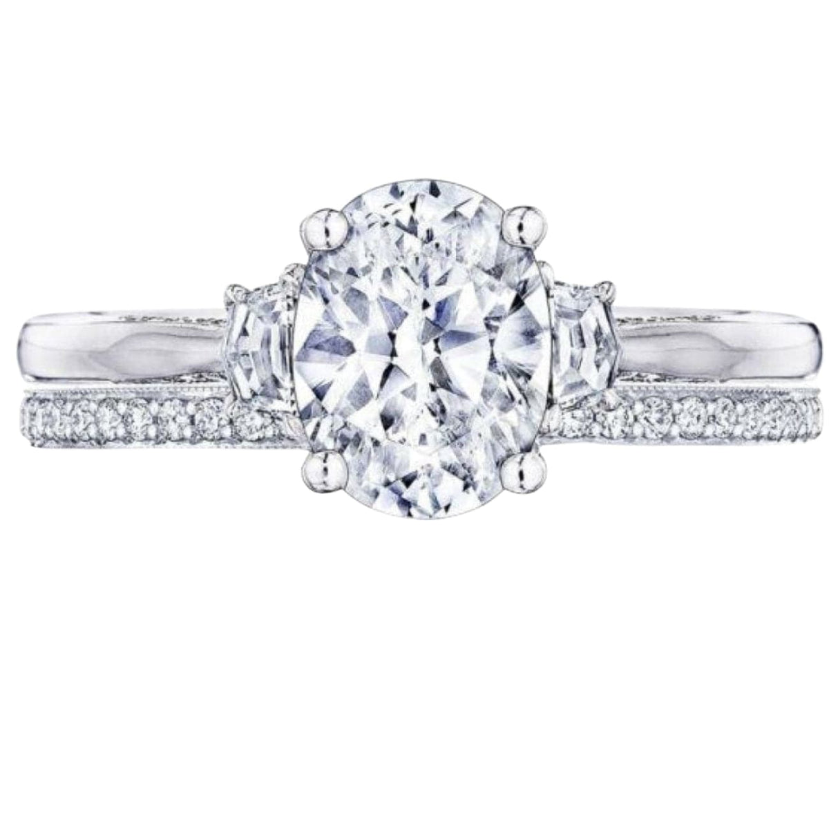 Tacori Engagement - Simply Tacori 18K White Gold Ring | Manfredi Jewels