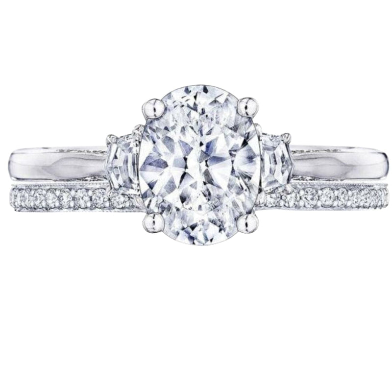 Tacori Engagement - Simply 18K White Gold Ring | Manfredi Jewels