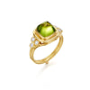 Temple St Clair Jewelry - 18K Collina Ring 18KT YELLOW GOLD SUGARLOAF CABOCHAN PERIDOT | Manfredi Jewels