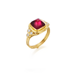 Temple St Clair Jewelry - 18K Collina Ring - 18KT YELLOW GOLD SUGARLOAF RUBELLITE RING | Manfredi Jewels