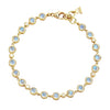 Temple St Clair Jewelry - Blue Moon 18K Yellow Gold Moonstone Diamond Link Bracelet | Manfredi Jewels