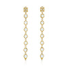 Temple St Clair Jewelry - Moonshot 18K Yellow Gold Diamond Drop Earrings | Manfredi Jewels