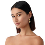 Temple St Clair Jewelry - Orbit Star 18K Yellow Gold Diamond Drop Earrings | Manfredi Jewels
