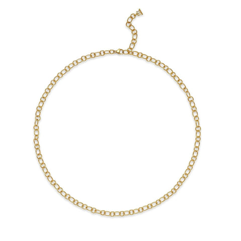 Ribbon 18K Yellow Gold Chain