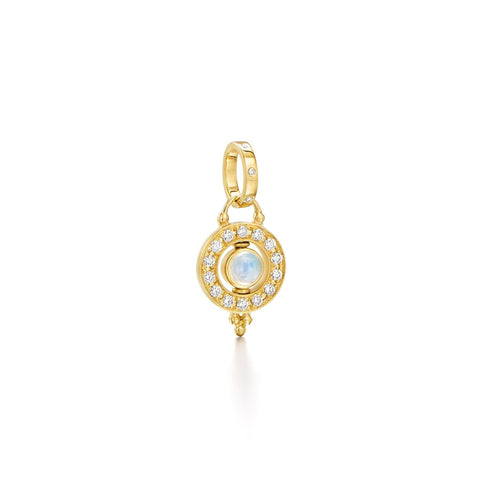 TEMPLE ST. CLAIR 18KT YELLOW GOLD MINI ORB NECKLACE