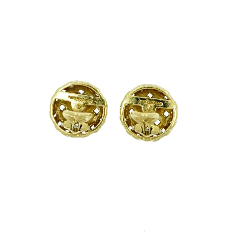 Tiffany & Co. - Estate Jewelry Co Yellow Gold Earrings | Manfredi Jewels